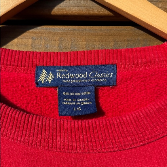 Vintage redwood classics / crossings Canada Classic Red Crewneck Sweater - Picture 6 of 6